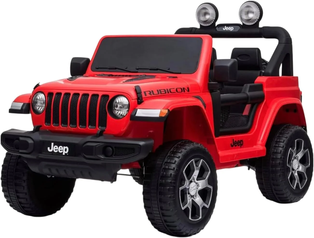 دوچرخه رالی برقی (جیپ)، ماشین برقی کودک، ماشین سواری، باتری 12 ولت 10 آمپر، 4 موتور، سنین پیشنهادی 3 تا 7 سال، صندلی چرمی، لاستیک های EVA، موسیقی، MP3، USB (قرمز)