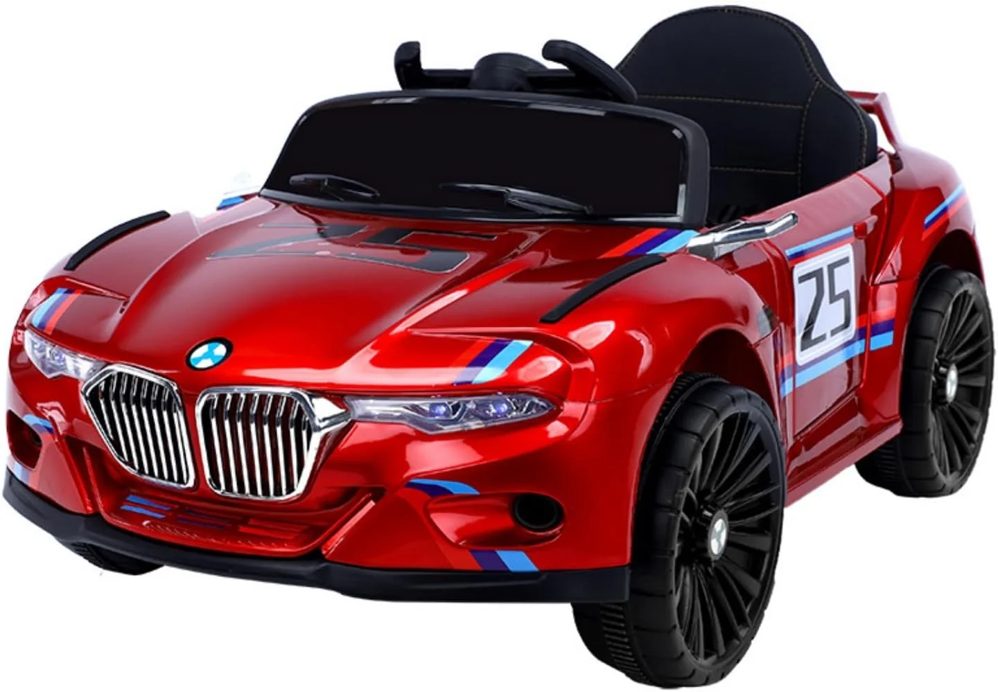ماشین های سواری برقی کودکان، ماشین های اسباب بازی موتوری ماشین برقی کودکان با کنترل از راه دور (قرمز)