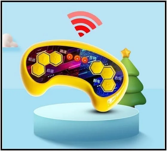 ماشین برقی کودک NTECH، 6 ولت 4 آمپر، دو موتوره، مناسب کودکان نوپا با قابلیت حباب ساز اتوماتیک و پخش موسیقی، مناسب کودکان 3 تا 6 سال (سبز)