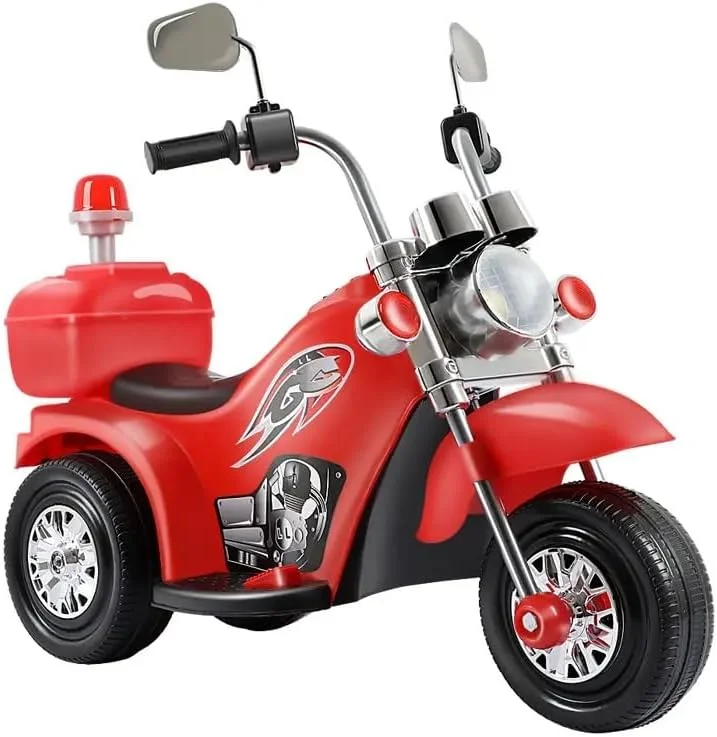اسکوتر موتور برقی کودکانه نئو کلاسیک مناسب کودکان 3 تا 8 سال (قرمز)