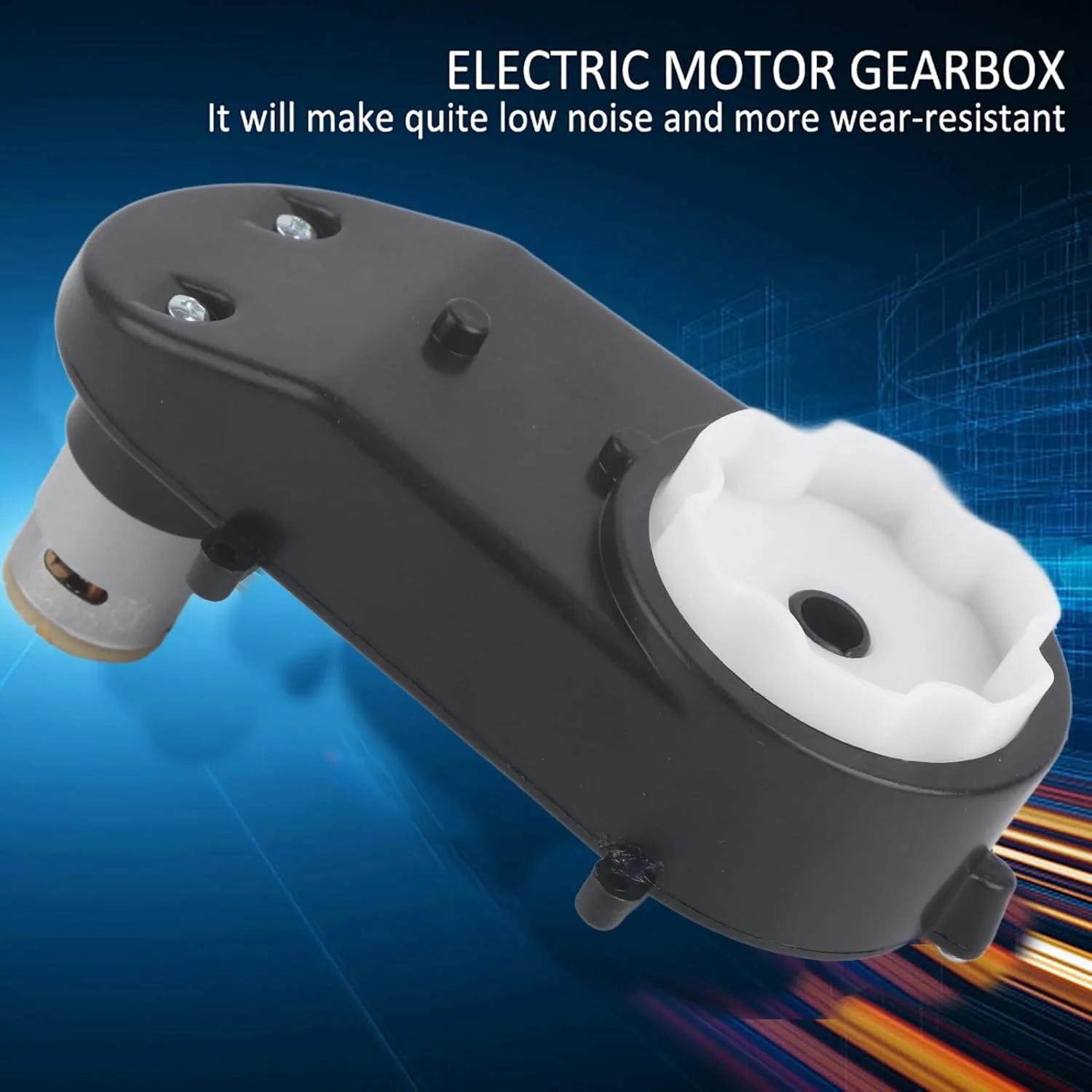 گیربکس موتور الکتریکی Luqeeg، موتورهای پهپاد 6 ولت 12 ولت 20000 دور در دقیقه با گشتاور بالا و نویز کم با مواد فلزی موتور دنده 12 ولت برای قطعات ماشین SUV سواری کودکان لوازم جانبی اسباب بازی (6V18000)