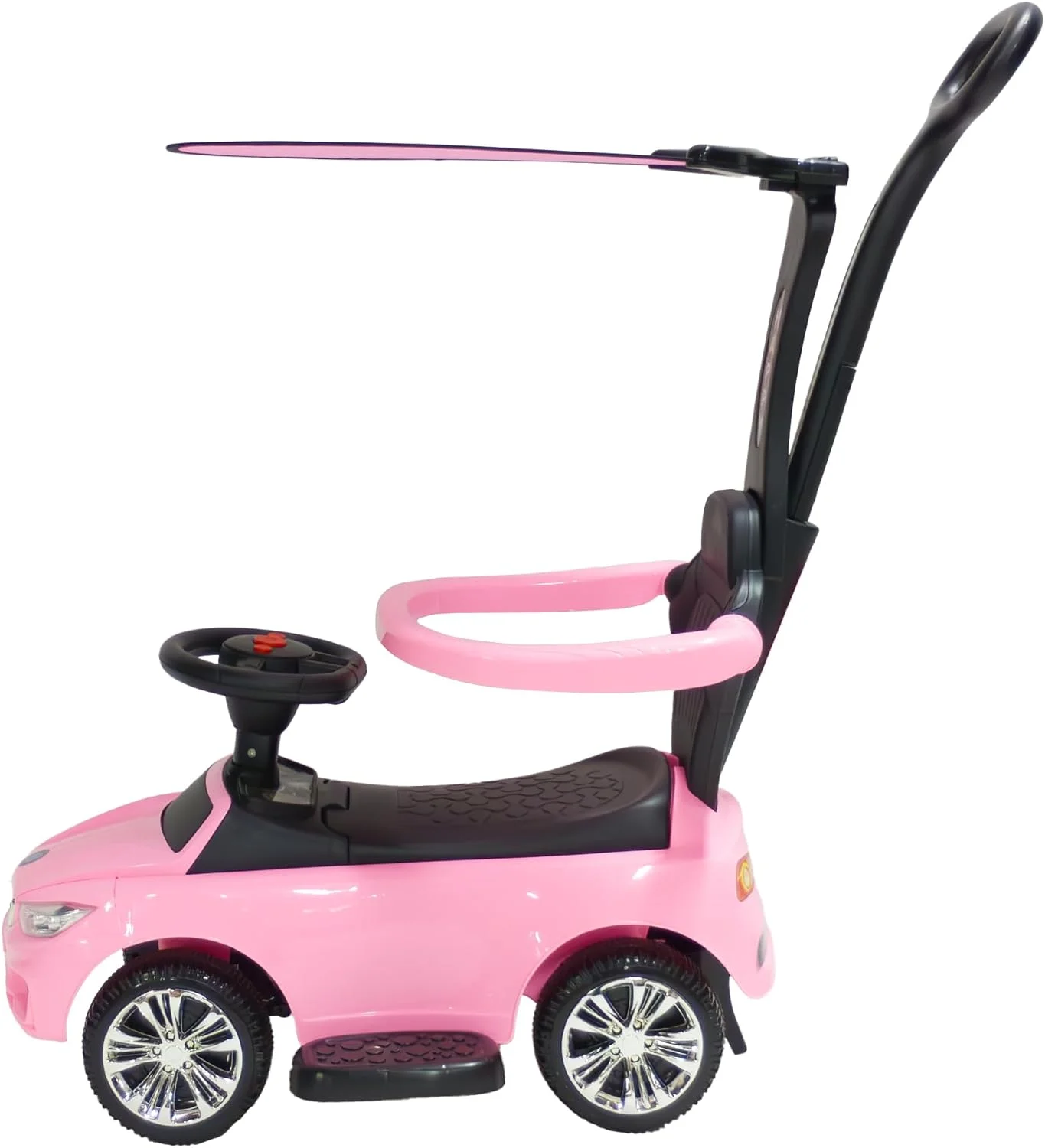 ماشین بازی کودک مدل LB 473HC 3 در 1 - اسباب بازی سواری تاشو کودک با دسته و سایبان، مناسب برای استفاده در داخل و خارج از خانه (صورتی) ماشین بازی کودک مدل LB 473HC 3 در 1 - اسباب بازی سواری تاشو کودک با دسته و سایبان، مناسب برای استفاده در داخل و خارج از خانه (صورتی)