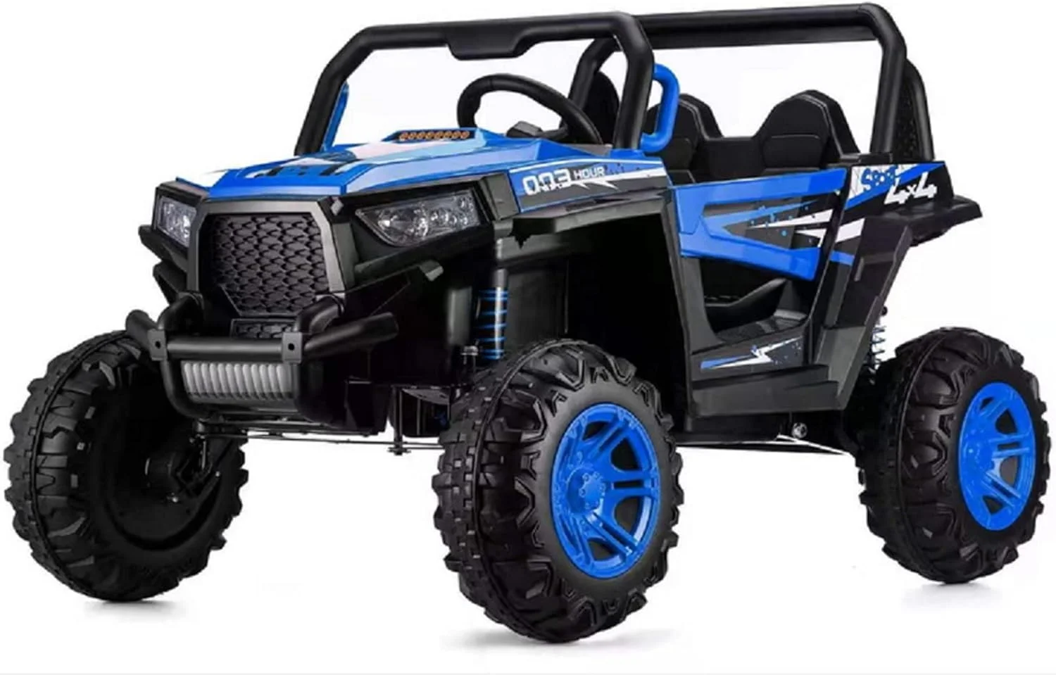 ماشین سواری کودک مدل جیپ LB 909، ماشین بازی با کنترل از راه دور، اسباب بازی ماشین الکتریکی برای پسران و دختران، با چراغ های LED، پخش کننده موسیقی… (آبی) ماشین سواری کودک مدل جیپ LB 909، ماشین بازی با کنترل از راه دور، اسباب بازی ماشین الکتریکی برای پسران و دختران، با چراغ های LED، پخش کننده موسیقی… (آبی)