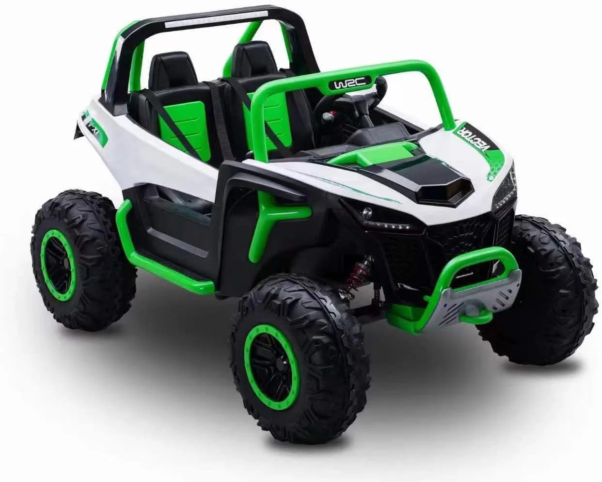 جیپ سواری کودکانه با باتری، مدل LB 788EL M4، ماشین سواری برقی پسرانه دخترانه، با چراغ های LED و پخش کننده موسیقی (سبز) جیپ سواری کودکانه با باتری، مدل LB 788EL M4، ماشین سواری برقی پسرانه دخترانه، با چراغ های LED و پخش کننده موسیقی (سبز)