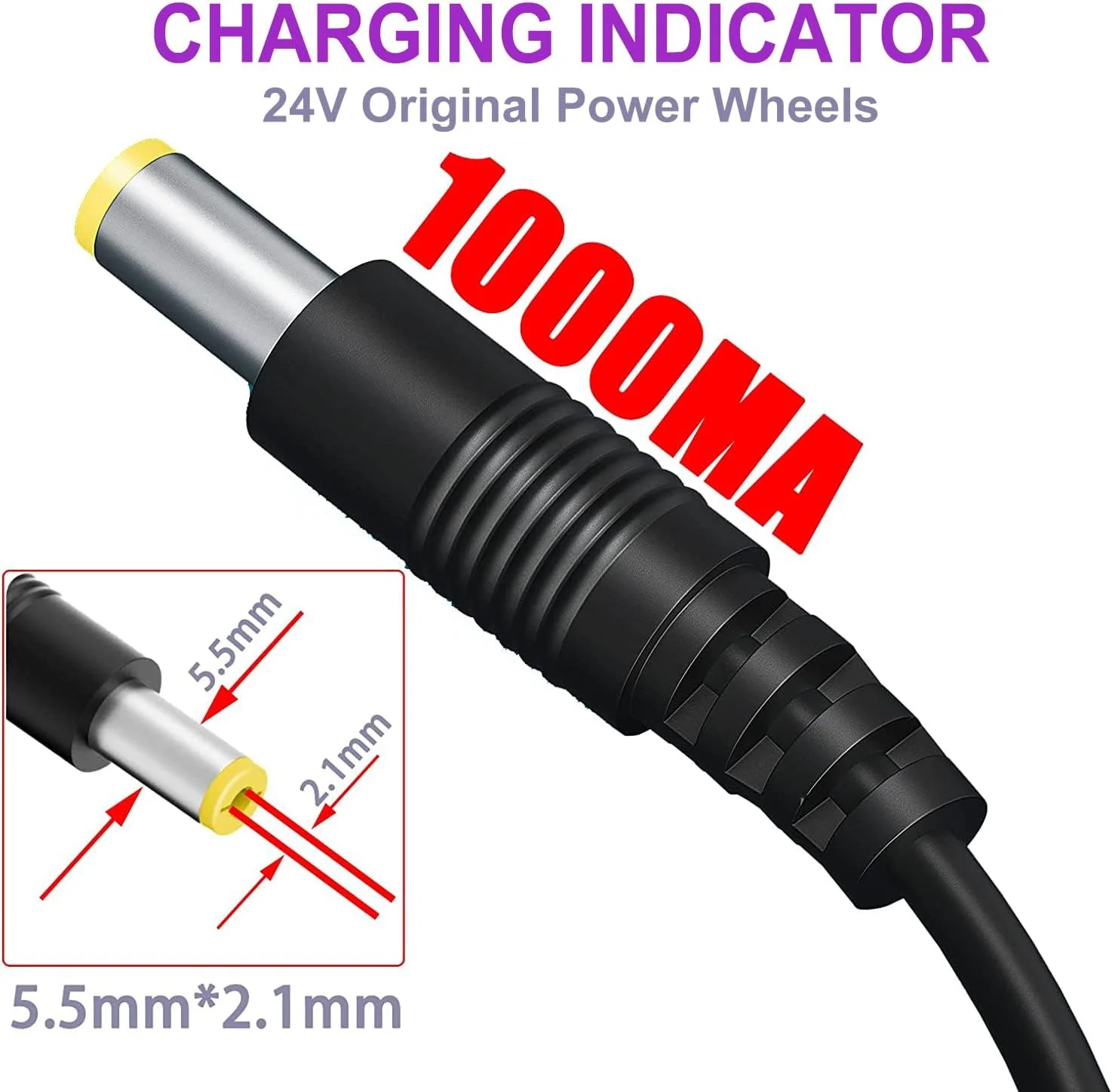 شارژر باتری 24 ولت LAZORA برای ماشین های اسباب بازی سواری کودکان، شارژر 24 ولت برای ماشین های اسباب بازی Wrangler SUV Kid Trax Dynacraft، ماشین جیپ ATV Quad Disney شارژر باتری 24 ولت LAZORA برای ماشین های اسباب بازی سواری کودکان، شارژر 24 ولت برای ماشین های اسباب بازی Wrangler SUV Kid Trax Dynacraft، ماشین جیپ ATV Quad Disney