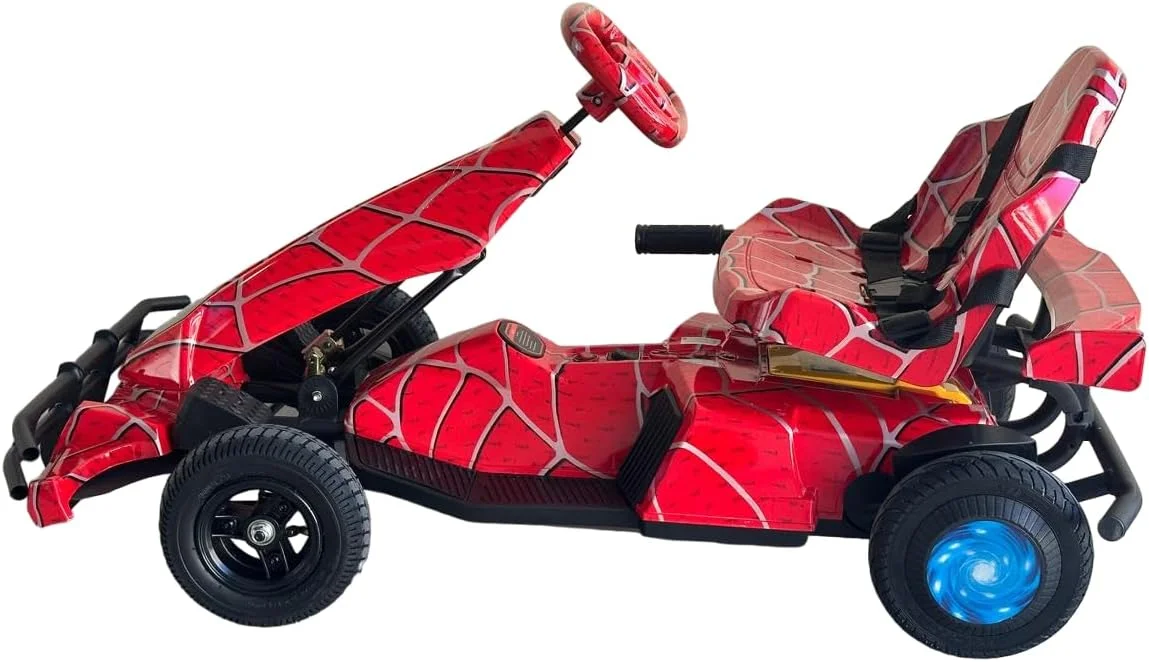 ماشین بازی برقی 12 ولت برای کودکان، دو سرنشینه، با چرخ‌های بزرگ، کنترل از راه دور، طراحی شیک - مناسب برای پسران و دختران