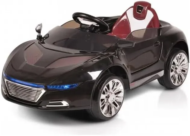 ماشین سواری کودکانه برقی مدل DORSA-12V با کنترل از راه دور - طراحی شیک و مدرن (مشکی)