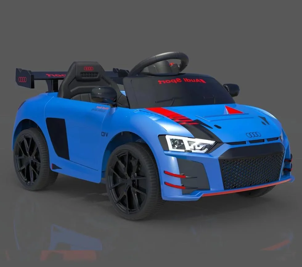 ماشین سواری کودکانه آئودی اسپرت دورسا با باتری 12 ولت، ماشین بازی کودکانه با موزیک، صدا و نور | ماشین سواری برقی مناسب کودکان 2 تا 5 سال (آبی) ماشین سواری کودکانه آئودی اسپرت دورسا با باتری 12 ولت، ماشین بازی کودکانه با موزیک، صدا و نور | ماشین سواری برقی مناسب کودکان 2 تا 5 سال (آبی)