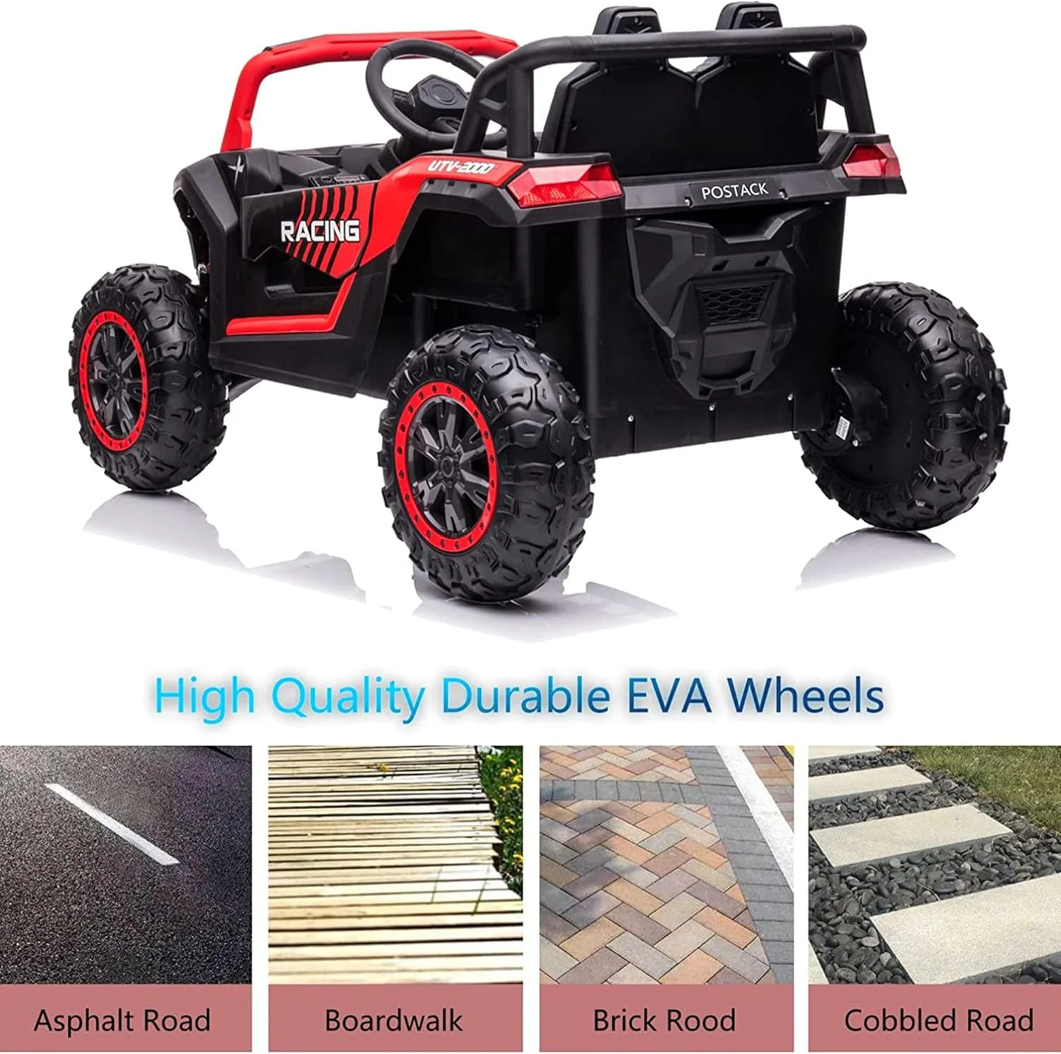 ماشین بازی ساحلی کودک مدل DERAK Kids 4x4 12V Sport Edition دو سرنشینه - قرمز ماشین بازی ساحلی کودک مدل DERAK Kids 4x4 12V Sport Edition دو سرنشینه - قرمز