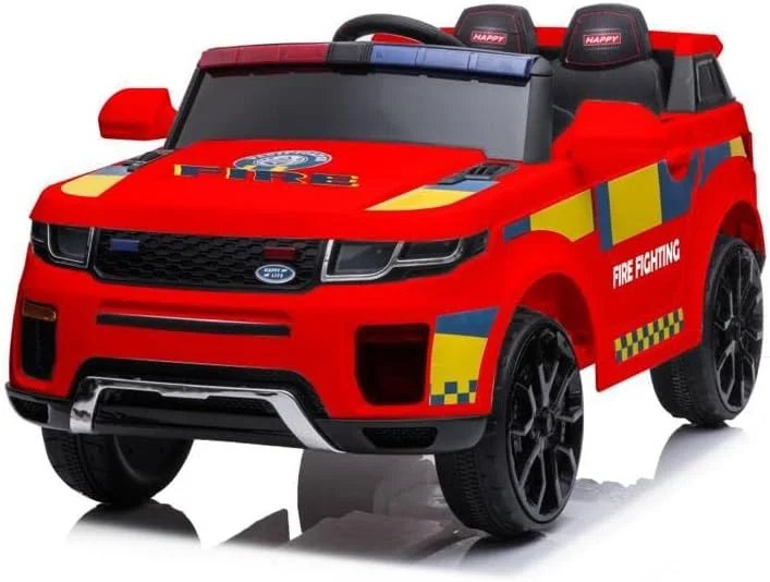 ماشین سواری کودکانه COLORLAND - مدل پلیس، قرمز - ماشین آتش نشانی برقی