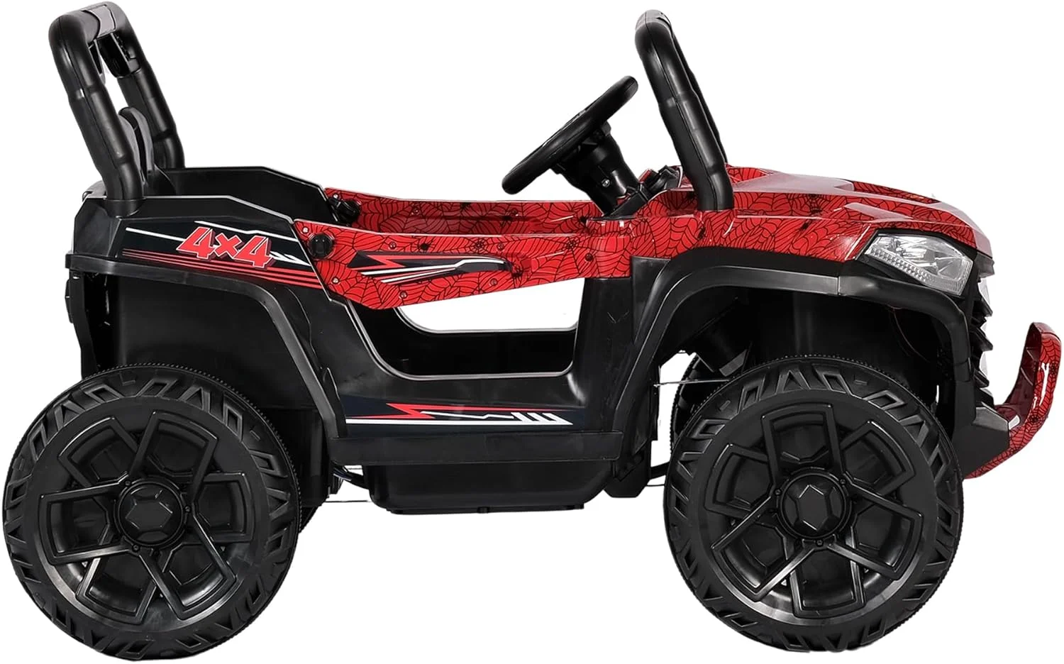 ماشین بازی چهار چرخ برقی کودکانه - ترمز پایی، وسیله نقلیه ماجراجویی در فضای باز (چند رنگ)