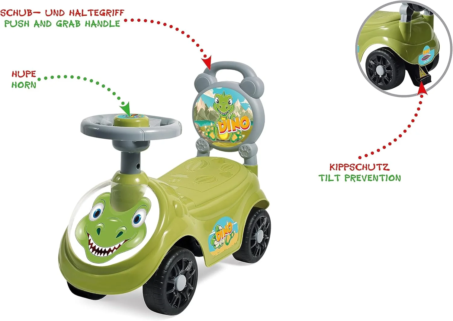 ماشین بازی سواری فیتو برای کودکان | ماشین سواری باتری خور با صدا و نور واقعی | مناسب برای کودکان نوپا و بچه ها، 3-6 سال، ایمن و بادوام، مونتاژ آسان، رنگ های متنوع