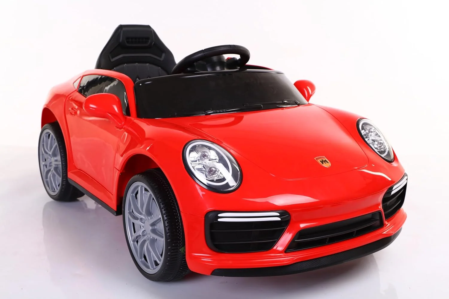 ماشین بازی کودکانه دورسا مدل پورشه پانامرا با باتری 12 ولت، دارای موزیک، صدا و نور | ماشین بازی برقی مناسب کودکان 2 تا 5 سال (قرمز)