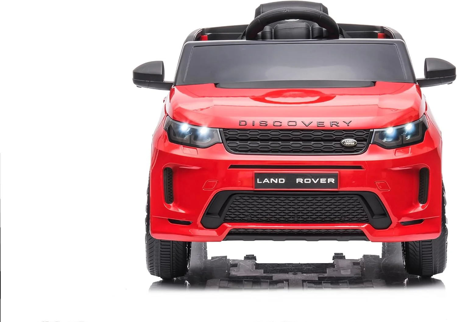 ماشین بازی دورسا رنجرور دیسکاوری دارای باتری 12 ولت، موزیک، صدا و نور | مناسب کودکان 2 تا 6 سال (قرمز)