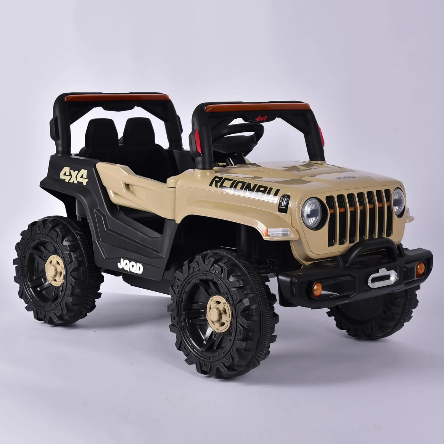 ماشین بازی کودکانه دورسا مدل جیپ رابیکان با باتری 12 ولت، دارای موزیک، صدا و نور | ماشین بازی الکتریکی مناسب کودکان 2 تا 6 سال (زرد) ماشین بازی کودکانه دورسا مدل جیپ رابیکان با باتری 12 ولت، دارای موزیک، صدا و نور | ماشین بازی الکتریکی مناسب کودکان 2 تا 6 سال (زرد)