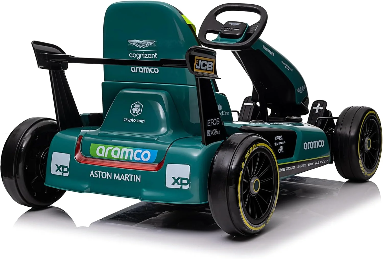 ماشین کارتینگ برقی 12 ولت تیم فرمول یک استون مارتین، ماشین سواری کودکانه، کارتینگ شارژی، ماشین مسابقه ای اسباب بازی کنترلی برای کودکان