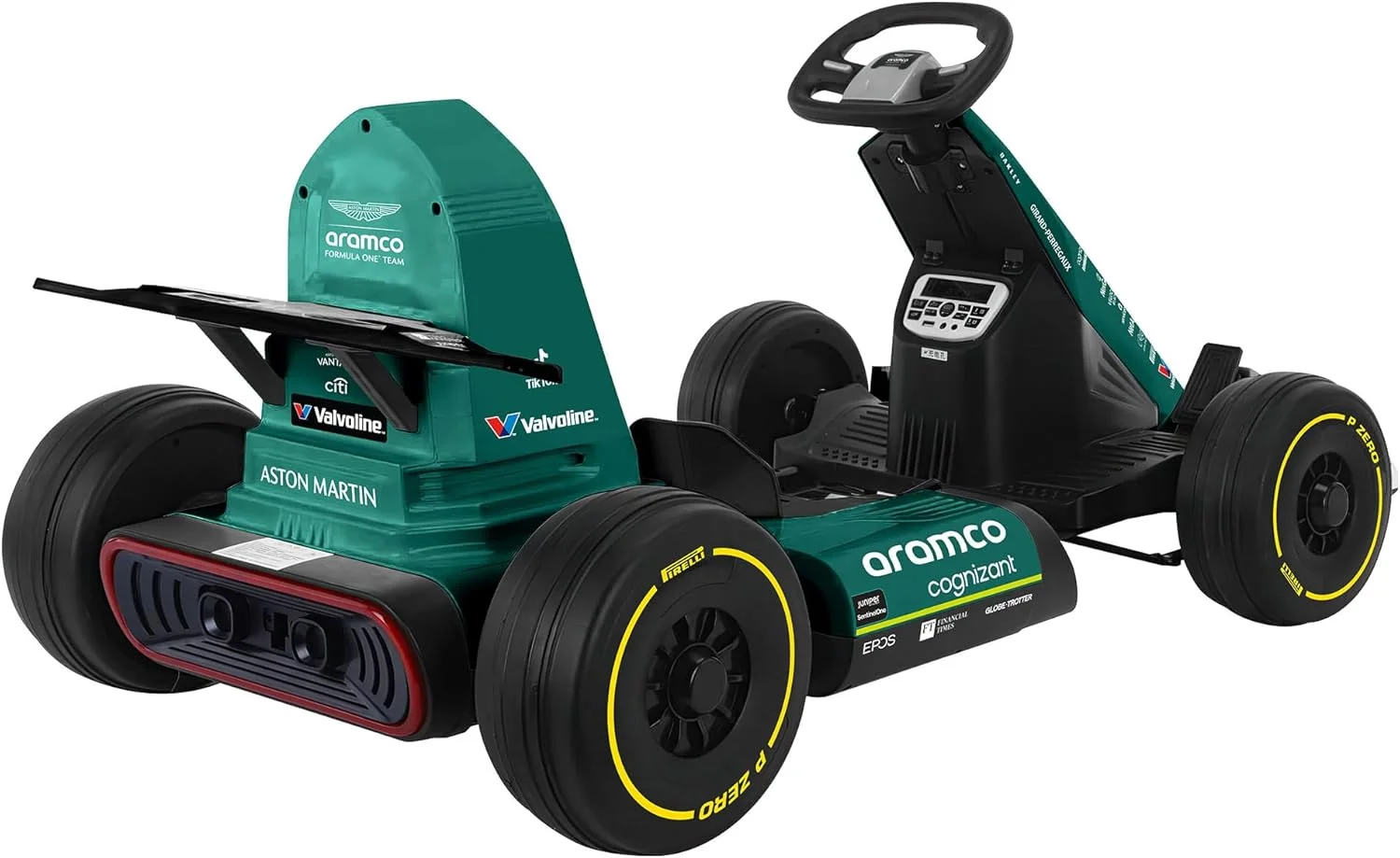 ماشین کارتینگ سواری آستون مارتین F1 با باتری 12 ولت برای کودکان، دارای چراغ های LED، صداهای موتور، 2 سرعت، بدنه قابل افزایش، پدال پا و ترمز، حداکثر وزن 50 کیلوگرم، حرکت به جلو و عقب (باتری خور) ماشین کارتینگ سواری آستون مارتین F1 با باتری 12 ولت برای کودکان، دارای چراغ های LED، صداهای موتور، 2 سرعت، بدنه قابل افزایش، پدال پا و ترمز، حداکثر وزن 50 کیلوگرم، حرکت به جلو و عقب (باتری خور)