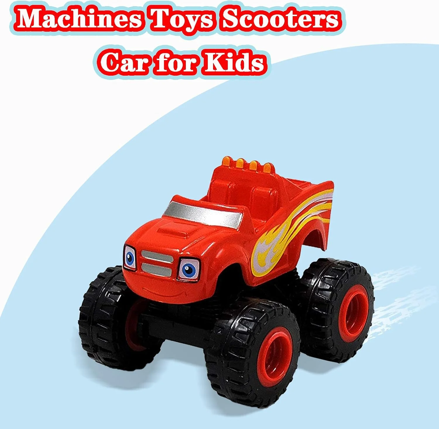 اسباب بازی ماشین های غول پیکر، اسباب بازی ماشین های غول پیکر - کامیون اسباب بازی وسایل نقلیه هدیه - ماشین اسباب بازی اسکوتر ماشین برای کودکان (6 عدد)