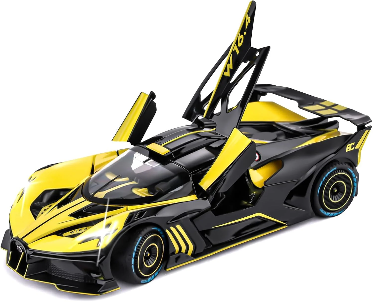 مدل اسباب بازی ماشین اسپرت با مقیاس ۱:۲۴، ماشین اسباب بازی دایکست آلیاژی، مجموعه عقب کشیدنی با قابلیت باز شدن ۴ درب، اسباب بازی های عقب کشیدنی آلیاژ روی با چراغ و موسیقی، هدیه ای برای پسران و دختران