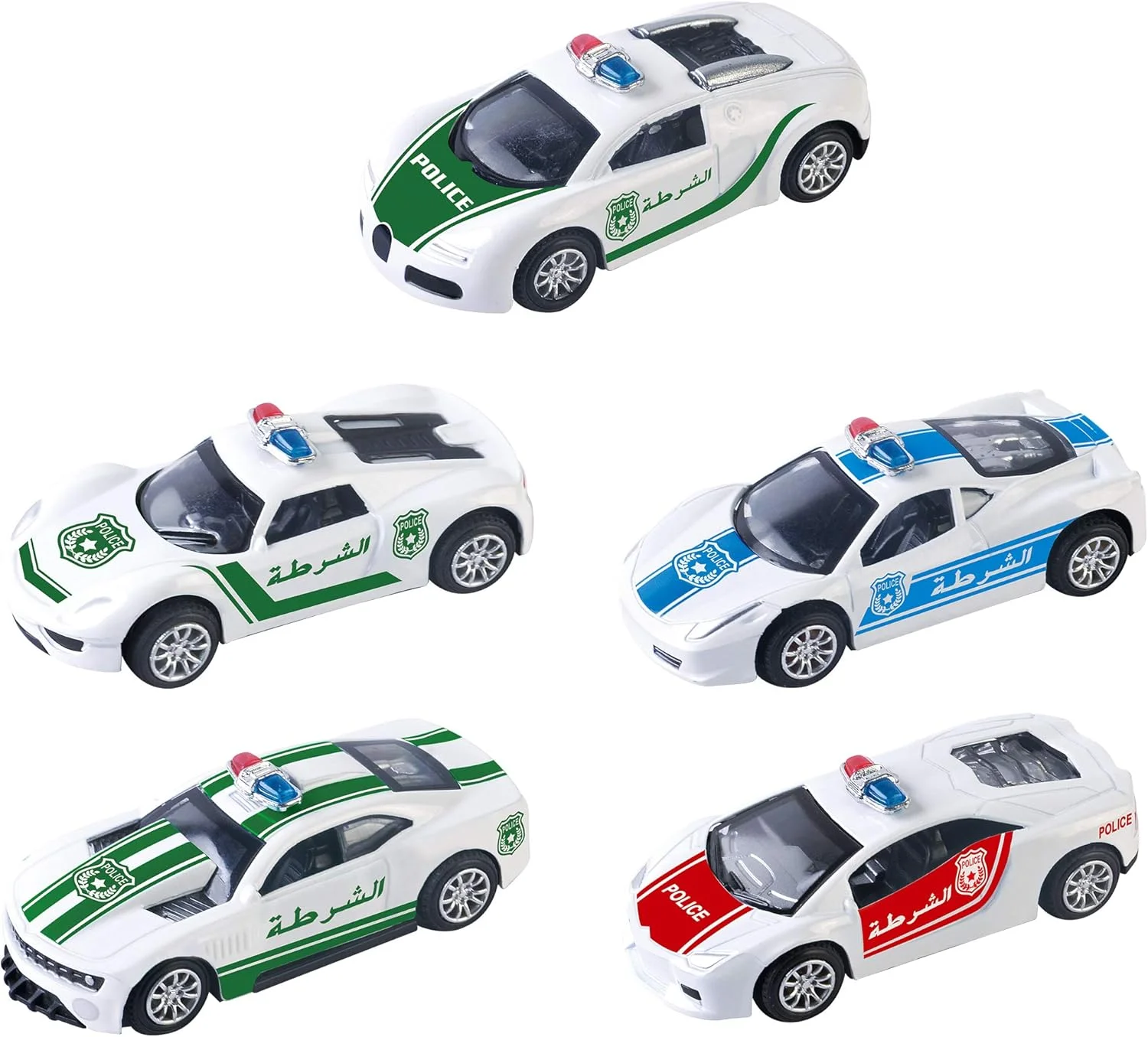 ماشین پلیس دایکست PJ Power Joy V.Vroom مدل 5 در 1