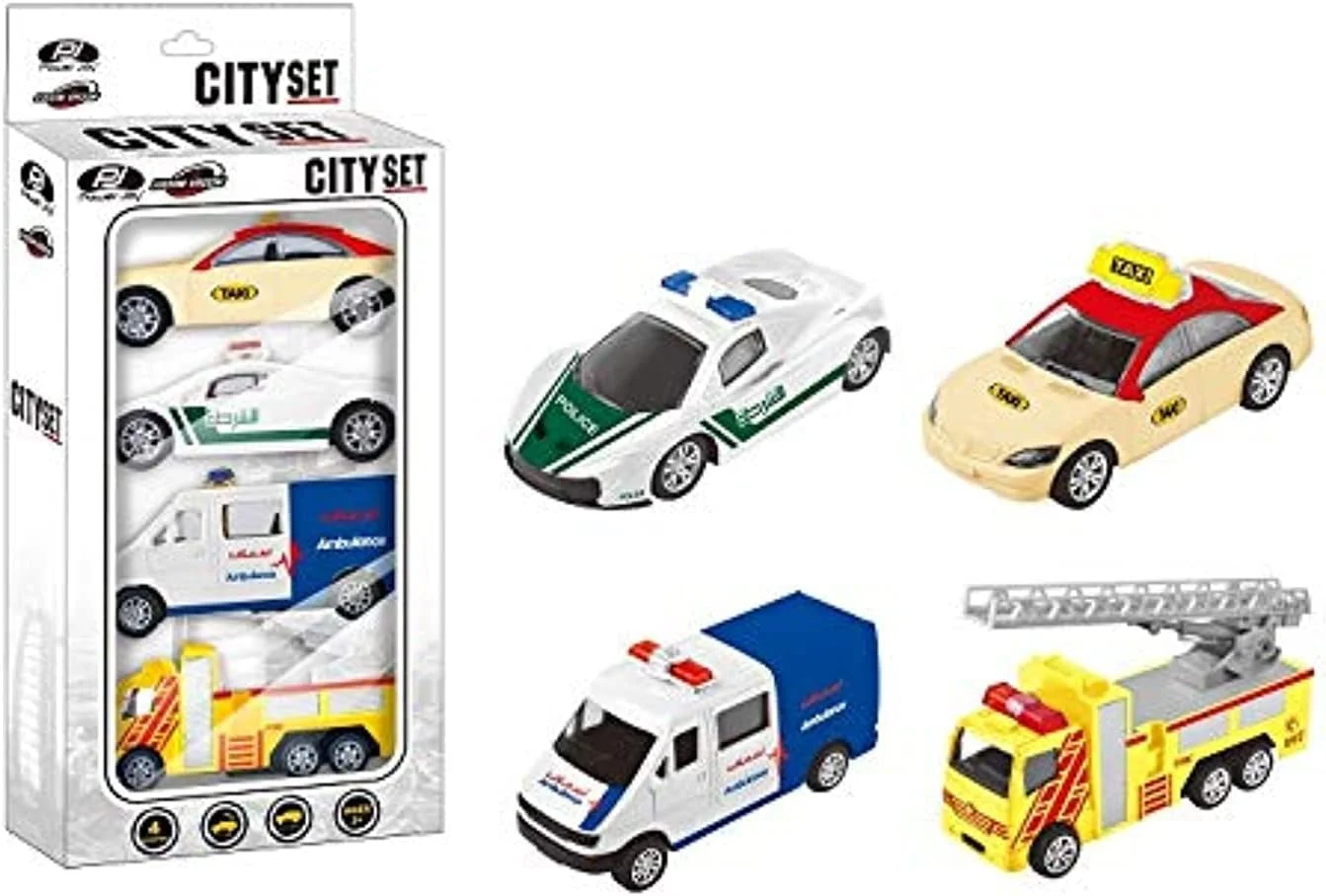 مجموعه ماشین های دایکست پاور جوی مدل Vroom Vroom Dxb Cityset مقیاس 1/43، کد Crd110