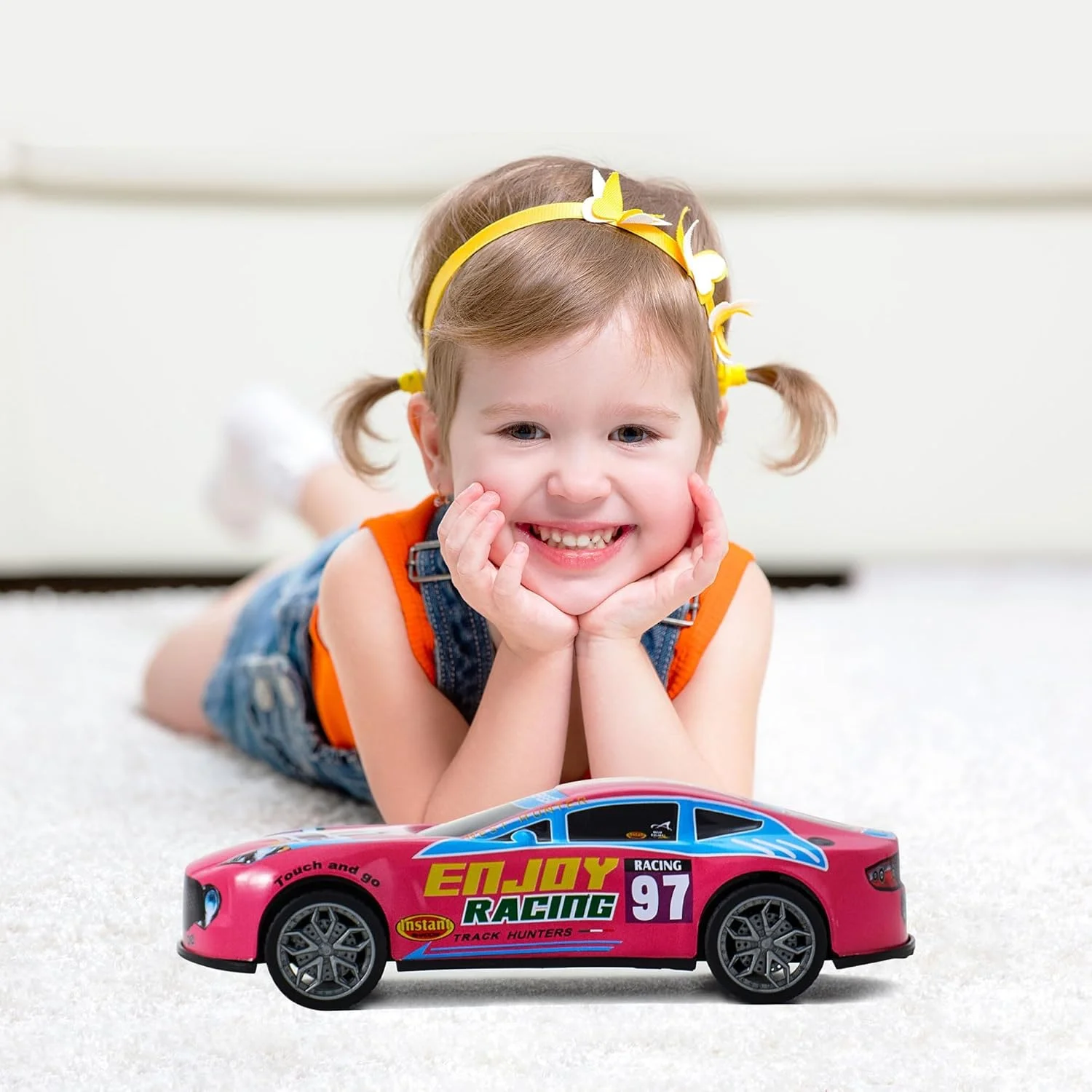 مجموعه 3 عددی ماشین های اسباب بازی 17 سانتی متری NALACAL، ماشین مسابقه ای قدرتی اصطکاکی، مناسب برای کودکان 1-3 سال، 3-5 سال، 4-7 سال، هدیه ای عالی برای پسران و دختران در جشن تولد و عید پاک