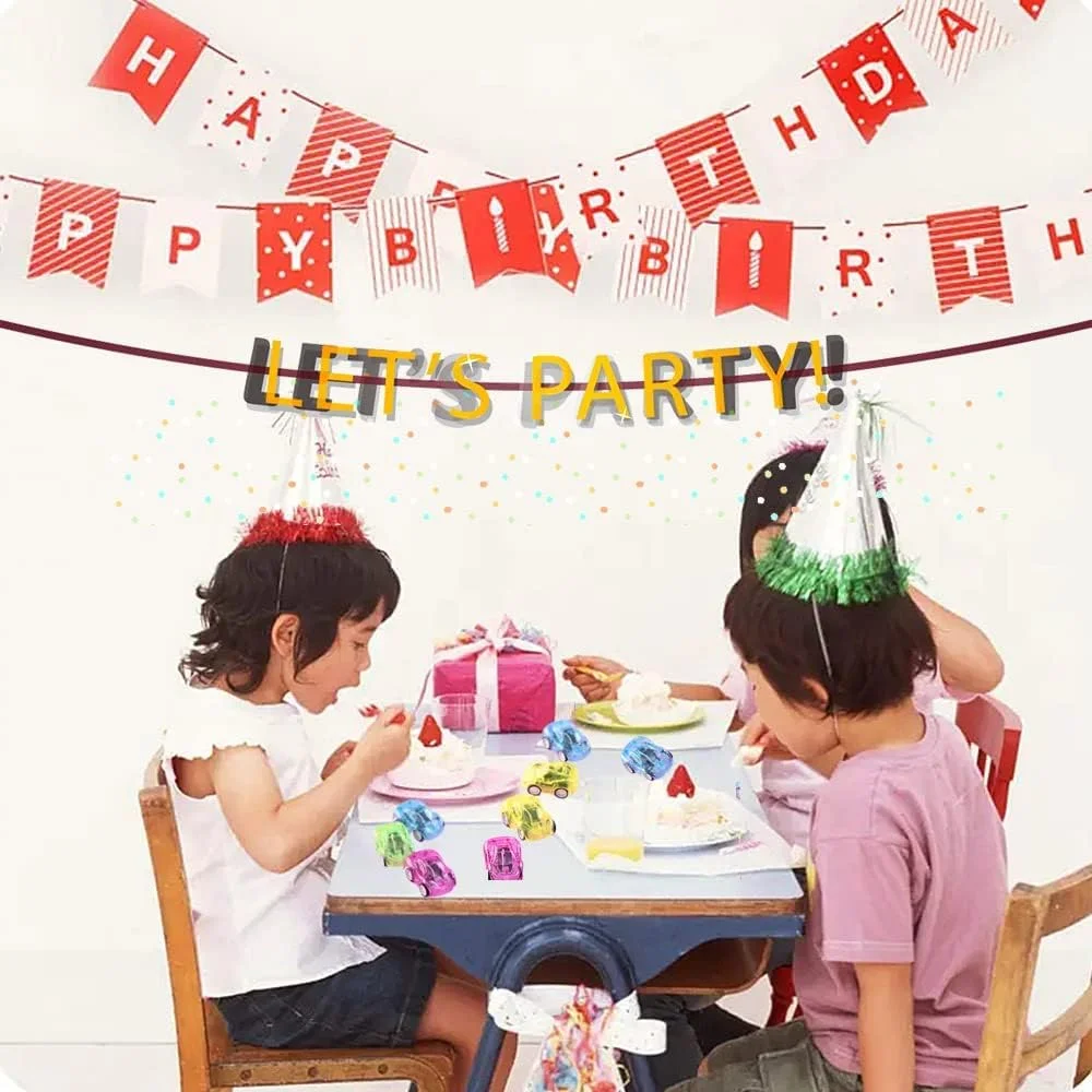 مجموعه 36 عددی ماشین های عقب کشیدنی MAKINGTEC، ماشین های مسابقه ای کوچک با نیروی اصطکاکی، کامیون های ساختمانی کوچک برای کودکان نوپا پسر و دختر، لوازم مهمانی فله ای، رنگ تصادفی