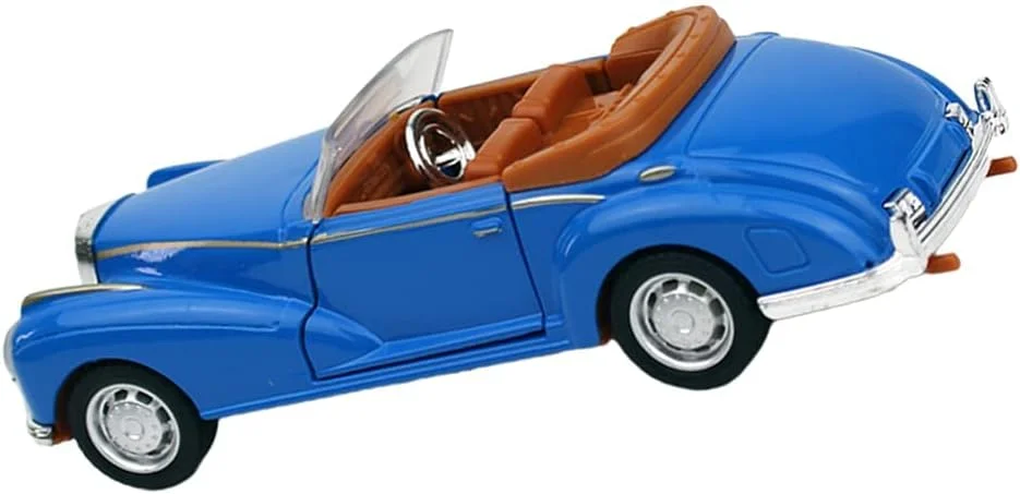 مدل ماشین قدیمی KASTWAVE، اسباب بازی مدل ماشین رترو، ماشین دایکست، فیگور ماشین کلاسیک کلکسیونی برای کودکان، بزرگسالان، هدیه برای دوستداران ماشین، آبی