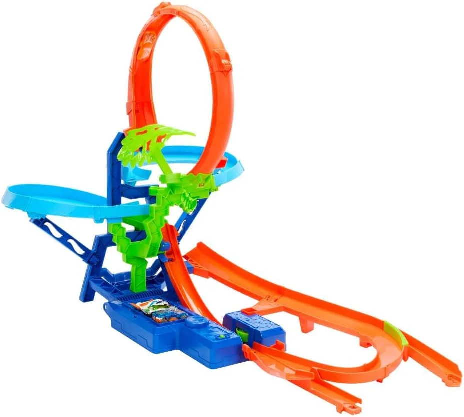 پیست ماشین بازی هات ویلز، پیست بدلکاری با قابلیت تصادف بی نهایت به همراه یک ماشین اسباب بازی دایکست با مقیاس 1:64 و شتاب دهنده باتری خور برای حرکات نمایشی و مسابقات بی پایان، JKJ78