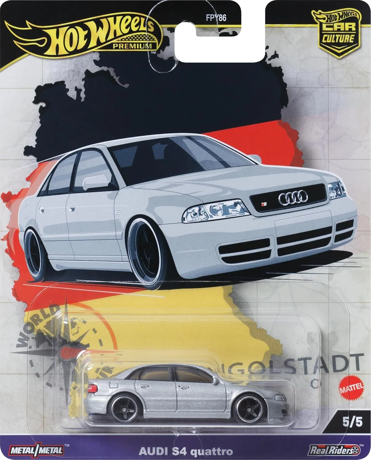 ماشین کلکسیونی هات ویلز Audi S4 Quattro، سری Car Culture Circuit Legend، مقیاس 1:64، مدل های متنوع، اسباب بازی برای پسران و دختران بالای 3 سال و طرفداران و کلکسیونرها، HRV81 ماشین کلکسیونی هات ویلز Audi S4 Quattro، سری Car Culture Circuit Legend، مقیاس 1:64، مدل های متنوع، اسباب بازی برای پسران و دختران بالای 3 سال و طرفداران و کلکسیونرها، HRV81