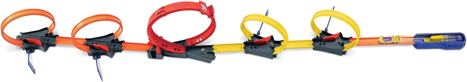 پیست مسابقه چند حلقه‌ای هات ویلز، به همراه 1 ماشین، هدیه برای کودکان 4 تا 10 سال