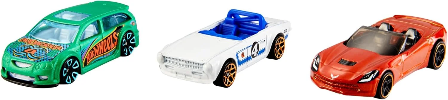 Hot Wheels بسته 3 عددی K5904 - متنوع، یک سایز - چند رنگ