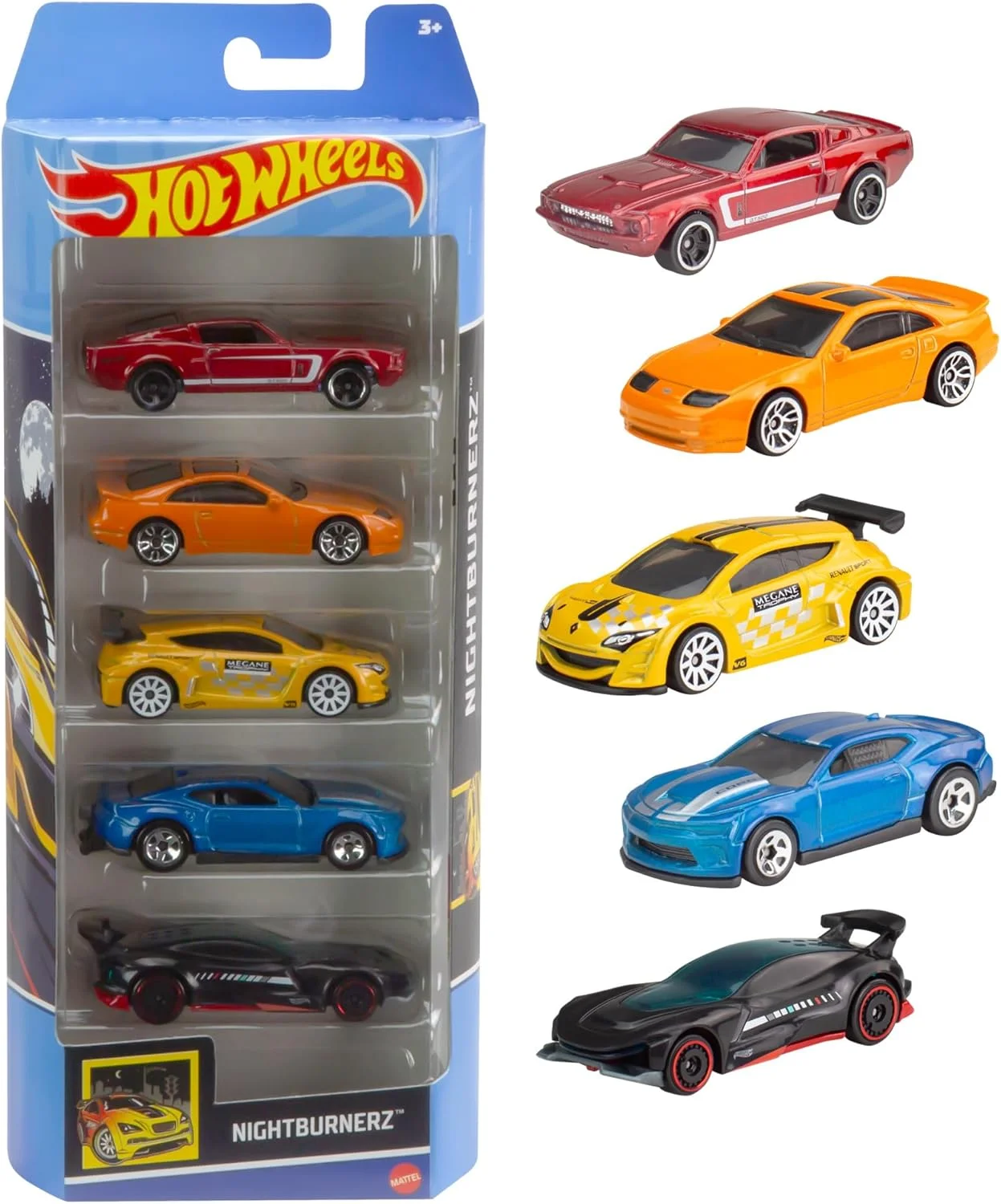 مجموعه ۵ عددی ماشین های Hot Wheels (مدل ها ممکن است متفاوت باشند)