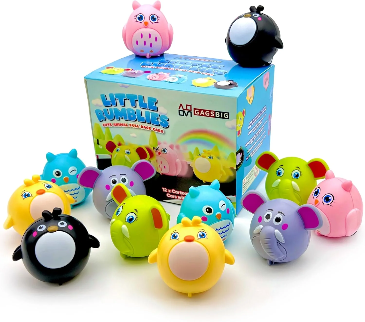 ماشین های عقب کشیدنی حیوانات کوچک - 12 عدد - هدیه جشن برای کودکان - مینی اسباب بازی برای گیفت تولد، هدیه و کیف هدیه ماشین های عقب کشیدنی حیوانات کوچک - 12 عدد - هدیه جشن برای کودکان - مینی اسباب بازی برای گیفت تولد، هدیه و کیف هدیه