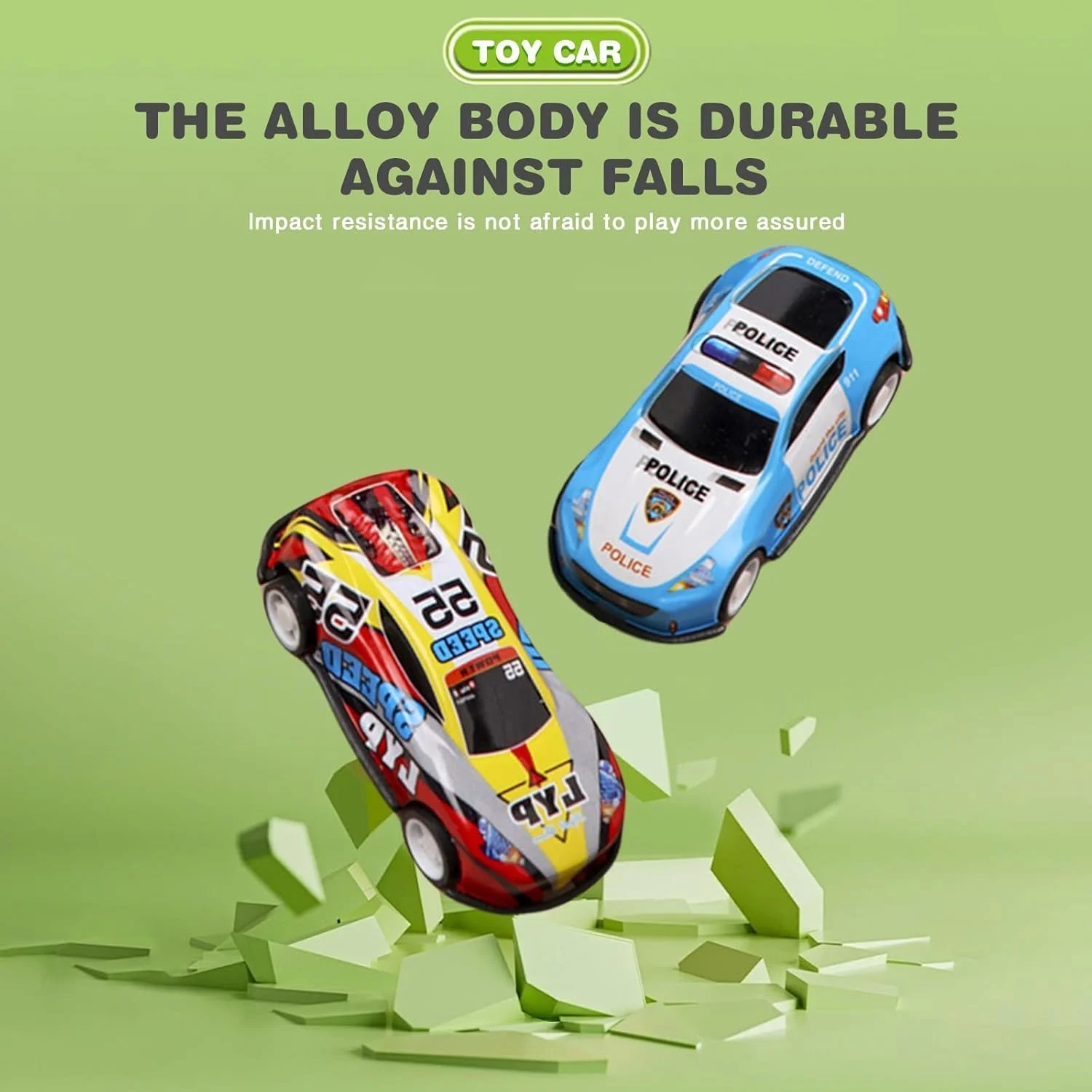 مجموعه 24 عددی ماشین و هواپیمای عقب کشیدنی فلزی کوچک به همراه جعبه نگهداری + پیست فرودگاهی، اسباب بازی پیست مسابقه برای کودکان 3 تا 8 سال