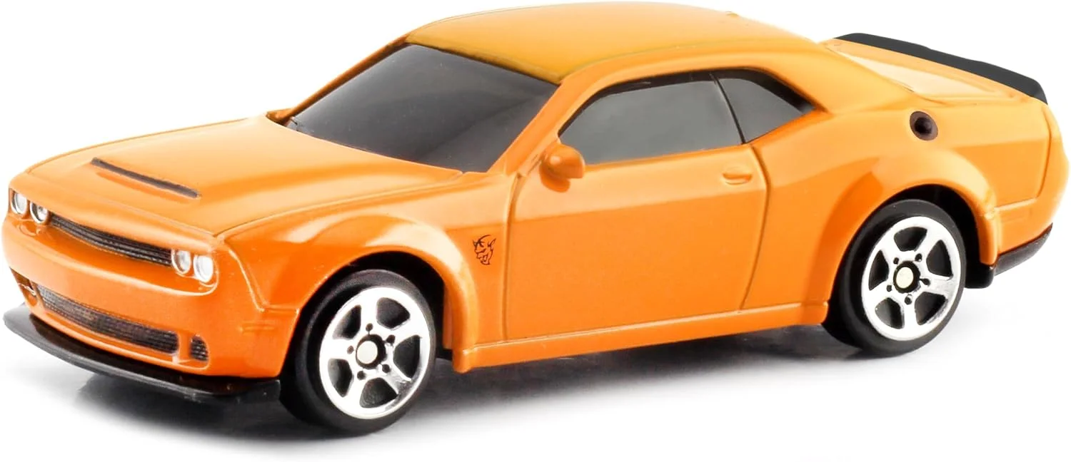 مجموعه 5 عددی ماشین های دایکست D-Power مقیاس 1:64 - مدل های کلکسیونی دارای مجوز (فورد موستانگ 2015، کوروت گرند اسپورت 2017، کامارو 2010، دوج چلنجر، فورد F-150) | بدنه فلزی، چرخ های روان