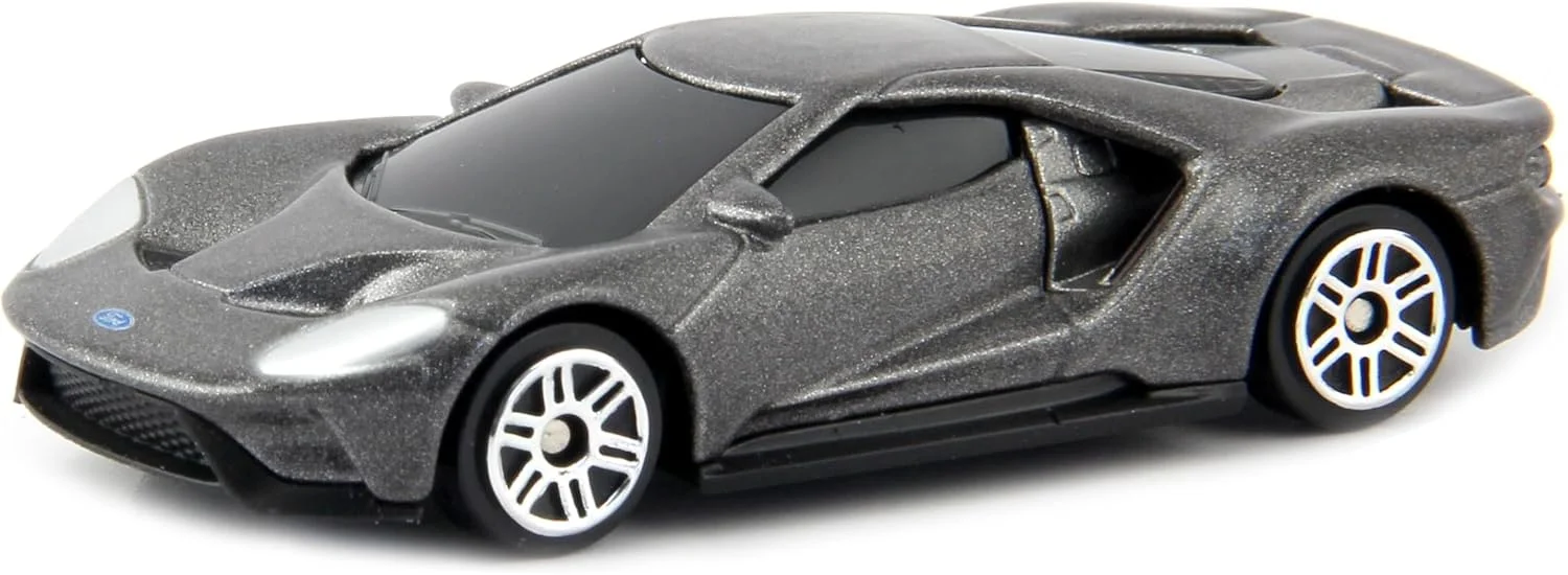 مدل ماشین فورد GT 2019 دای‌کست D-Power مقیاس 1:64 – مدل کلکسیونی دارای مجوز رسمی (رنگ‌های مختلف مشکی/آبی، 1 عدد) | بدنه فلزی، چرخ‌های روان