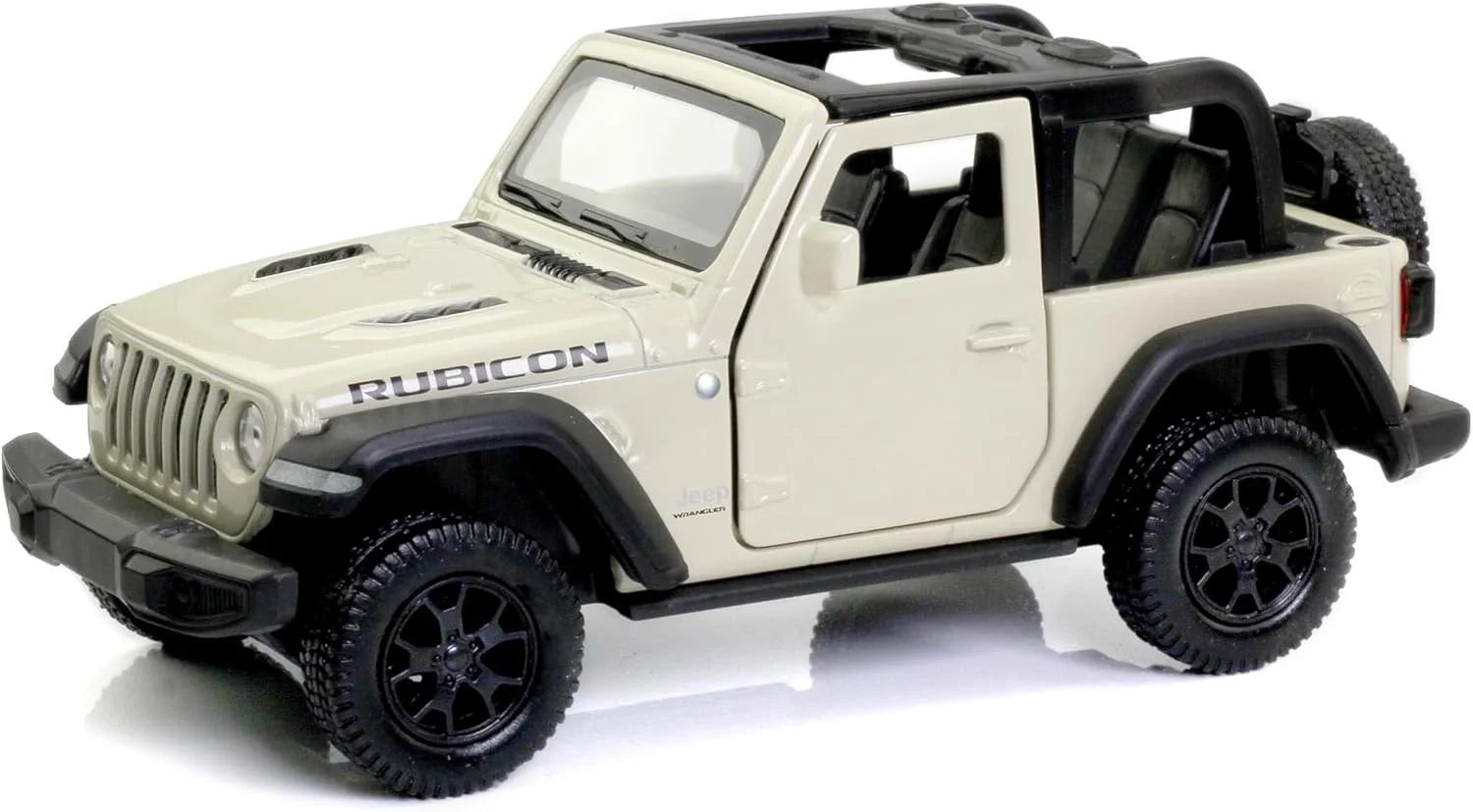 مدل ماشین جیپ رانگلر روبیکان ۲۰۲۱ دای‌کست دی-پاور – مقیاس ۱:۳۶، رنگ‌های مختلف سبز/سفید، ۱ عدد، عقب‌کش، اسباب‌بازی کلکسیونی شاسی‌بلند