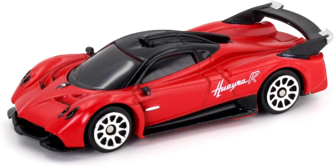 مدل دایکست پاگانی هوایرا R مات قرمز D-Power مقیاس 1:64 – مینی سوپرخودروی کلکسیونی، مدل ماشین اسباب بازی کودک و بزرگسال