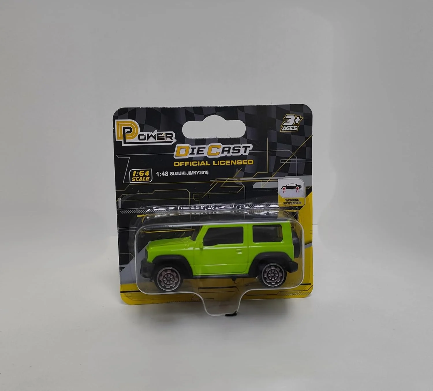 دی-پاور – سوزوکی جیمنی - سبز | ماکت دایکست، آیتم کلکسیونی نهایی، خودروهای شاسی بلند | وسایل نقلیه اسباب بازی، مدل ماشین فلزی اسباب بازی - مجموعه عقب کش | سایز - 1:48، برای کودکان 3+