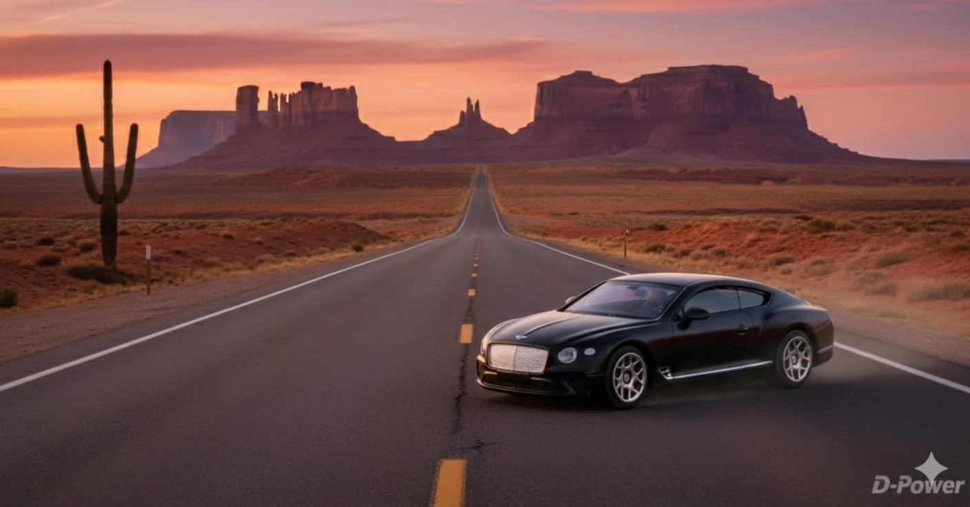 مدل کلکسیونی بنتلی کانتیننتال جی تی ۲۰۱۸ دای‌کست دی-پاور (مشکی مات) مقیاس ۱:۶۴ | بدنه فلزی، چرخ‌های روان