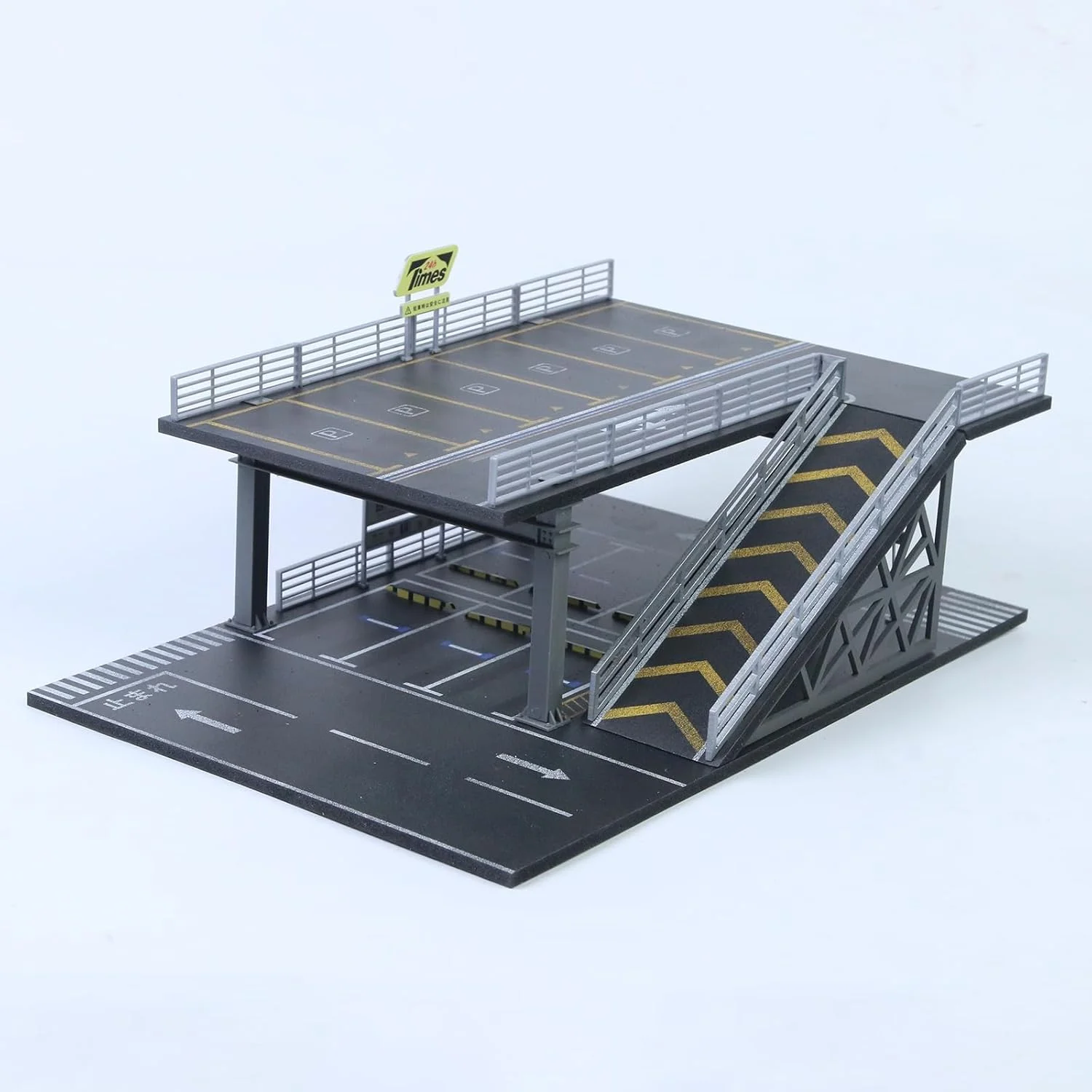 ویترین و نظم دهنده ماشین های کلکسیونی دایکست مقیاس 1/64 - دیورامای پارکینگ سازگار با هات ویلز، مچ باکس، مینی جی تی، برای نمایش و نگهداری ماشین های اسباب بازی (پلتفرم 05)