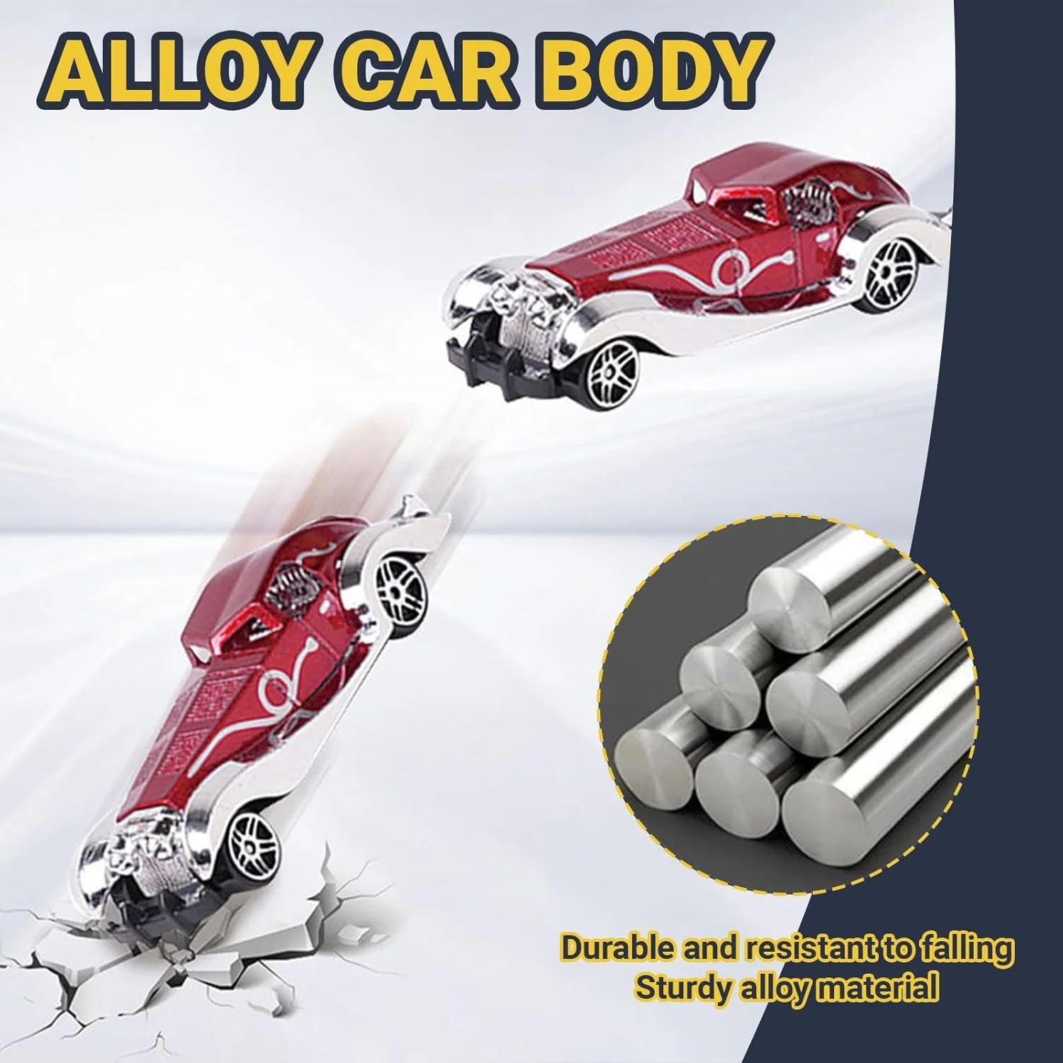 مجموعه 6 عددی ماشین های اسباب بازی – مجموعه ماشین فلزی مقیاس 1:64 برای پسران 2 تا 8 سال و کلکسیونرها، شامل ماشین های مسابقه ای و ماشین های اسپرت – مجموعه ماشین اسباب بازی برای کودکان (مجموعه اسکوتر آلیاژی XMX-6A (6 قطعه))