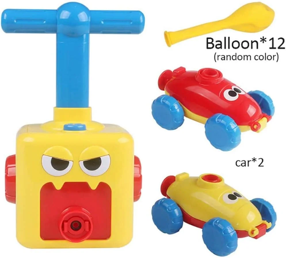 ماشین اسباب بازی بادی AM ANNA - اسباب بازی علمی با پمپ بادی ابتکاری - 2 ماشین + 6 بادکنک ماشین اسباب بازی بادی AM ANNA - اسباب بازی علمی با پمپ بادی ابتکاری - 2 ماشین + 6 بادکنک