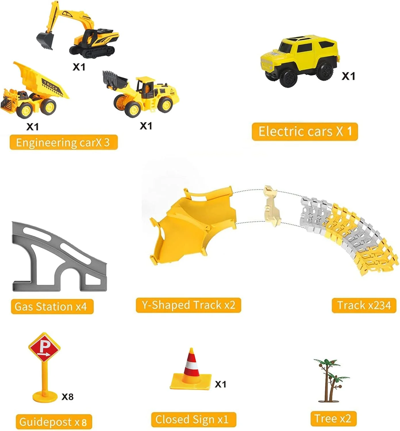 پیست مسابقه ساختمانی AM ANNA، 255 قطعه، اسباب بازی پسرانه، سری پیست، مجموعه اسباب بازی پیست قطار انعطاف پذیر برای پسران و دختران 3، 4، 5 و 6 ساله، بازی مسابقه ای جاده ای با منظره شهری، هدیه کریسمس و تولد پیست مسابقه ساختمانی AM ANNA، 255 قطعه، اسباب بازی پسرانه، سری پیست، مجموعه اسباب بازی پیست قطار انعطاف پذیر برای پسران و دختران 3، 4، 5 و 6 ساله، بازی مسابقه ای جاده ای با منظره شهری، هدیه کریسمس و تولد