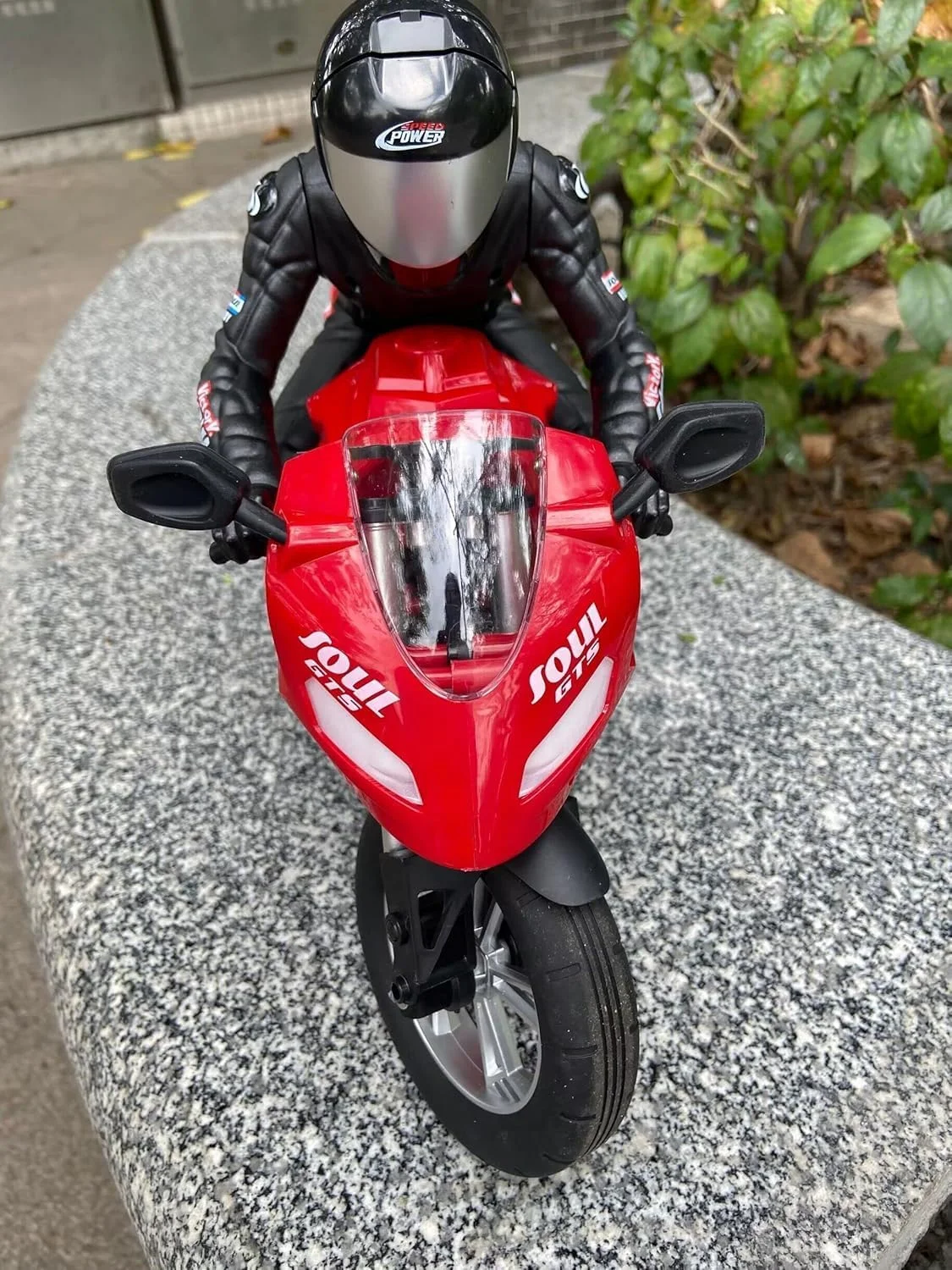 موتورسیکلت کنترلی بسیار بزرگ 35 سانتی متری حرفه ای دریفت و حرکات نمایشی با قابلیت حفظ تعادل خودکار - مدل تمرینی هدیه پسرانه دخترانه