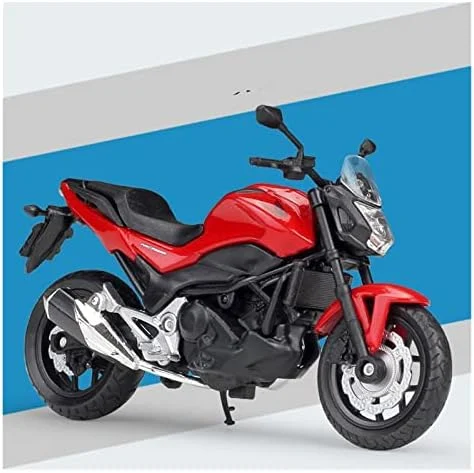 مدل های مقیاس پذیر وسایل نقلیه برای NC750S شبیه سازی آلیاژی فلزی اسباب بازی موتور سیکلت مسابقه خیابانی مدل 1:18 تزیینات مدل جالب