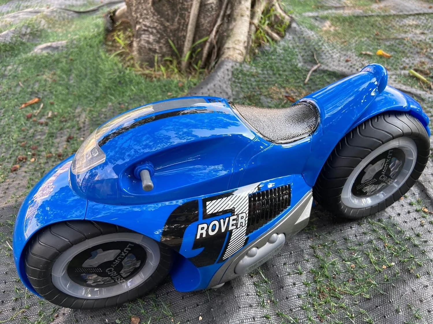 موتور سیکلت کنترلی بزرگ SOWOFA مدل آفرود با مقیاس 1:14 و طول 35 سانتی متر به همراه چراغ (رنگ تصادفی)