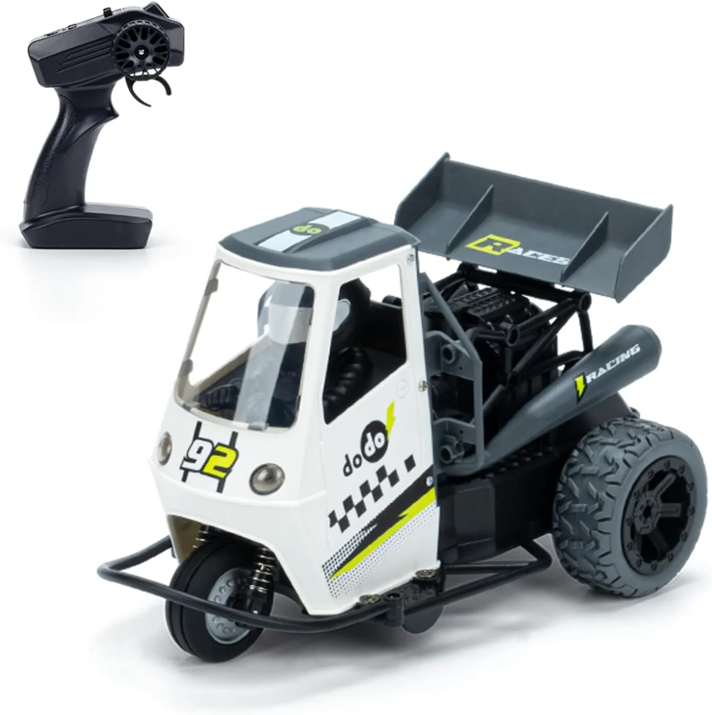 موتور سیکلت اسباب بازی کنترلی Labymos، مقیاس 1/16، موتور سیکلت کنترلی پر سرعت با قابلیت نورپردازی