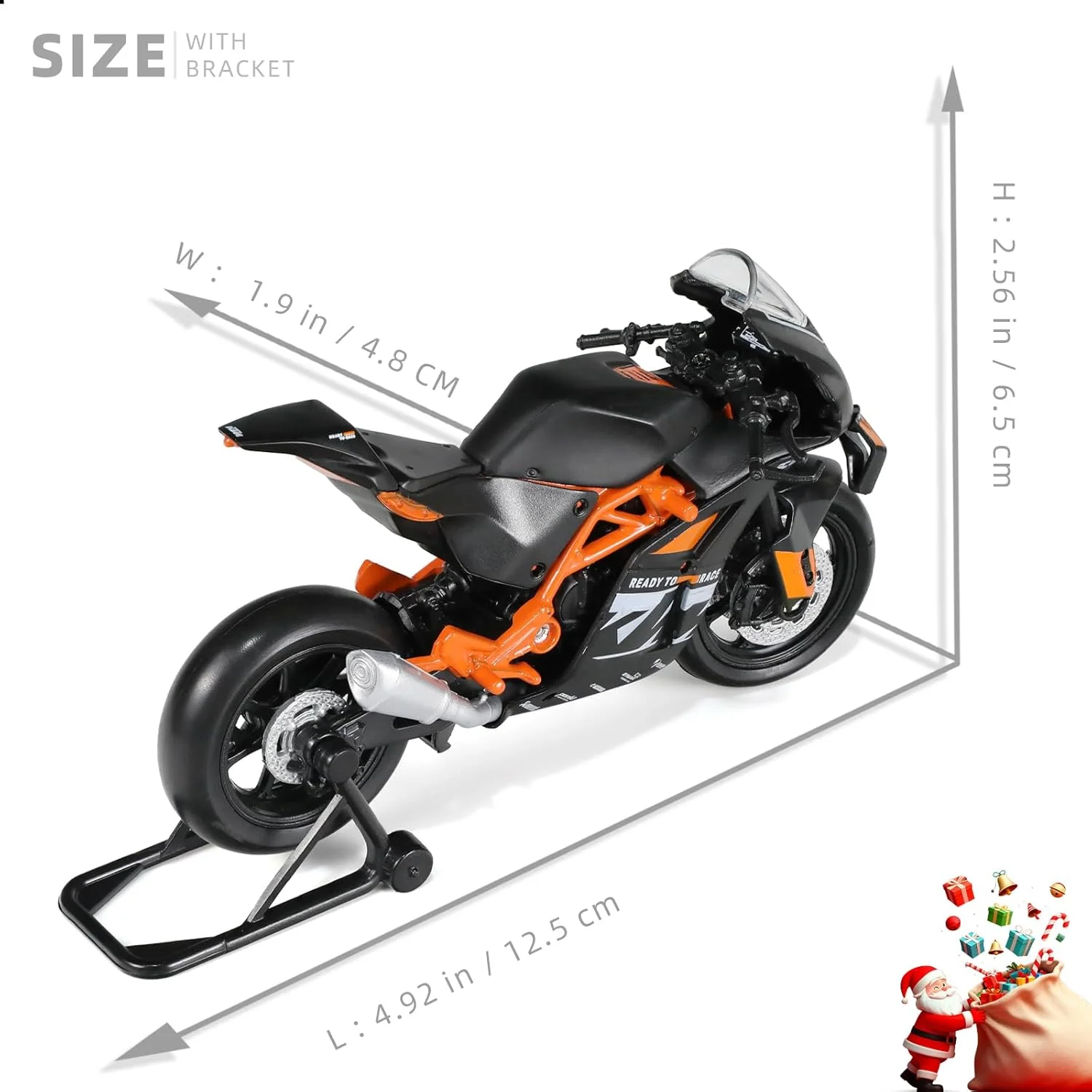 مدل موتورسیکلت ریس اوپن 1:18 برای KTM RC 8C، فلزی دایکاست با پلاستیک، مدل موتورسیکلت برای Welly، بدون نیاز به مونتاژ، مینی موتور سیکلت تمام شده، هدیه برای بزرگسالان (مشکی) مدل موتورسیکلت ریس اوپن 1:18 برای KTM RC 8C، فلزی دایکاست با پلاستیک، مدل موتورسیکلت برای Welly، بدون نیاز به مونتاژ، مینی موتور سیکلت تمام شده، هدیه برای بزرگسالان (مشکی)